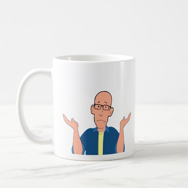 Taza De Café Personalizado de parodia de Scott Adams (Izquierda)