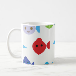 Taza De Café personalizado de peces divertidos