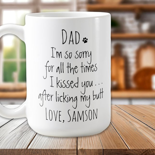 Taza De Café Personalizado de Perro Gracioso (Subido por el creador)