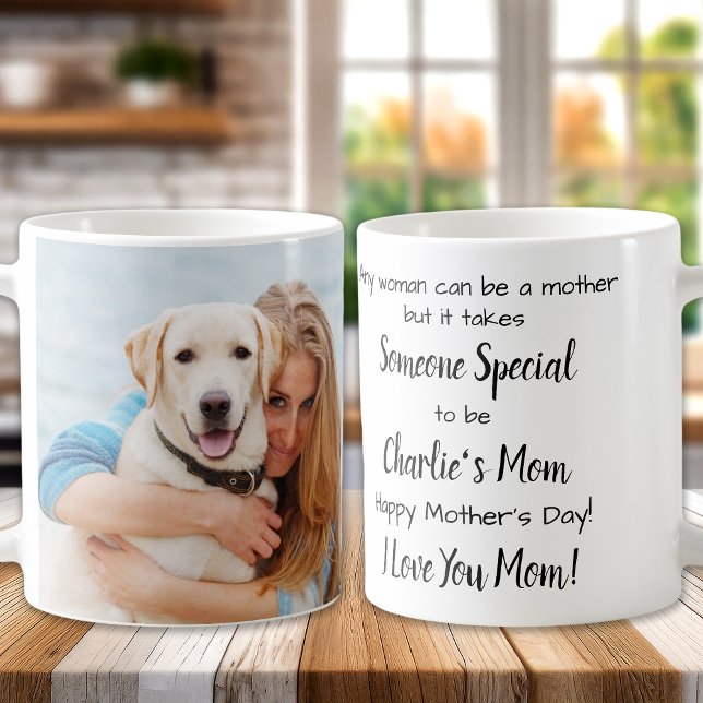 Taza De Café Personalizado de perro madre Mascota foto Día de l (Subido por el creador)