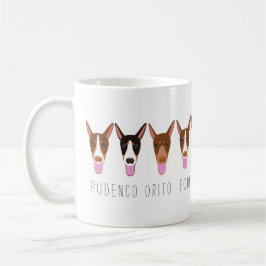 Taza De Café Personalizado de personalizable Podenco Orito Perr