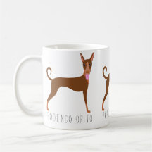 Personalizado de personalizable Podenco Orito Perr