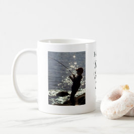 Taza De Café Personalizado de pesca foto del día del padre