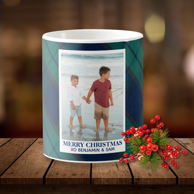 Taza De Café Personalizado De Placa Verde Azul De Black Watch F (Subido por el creador)