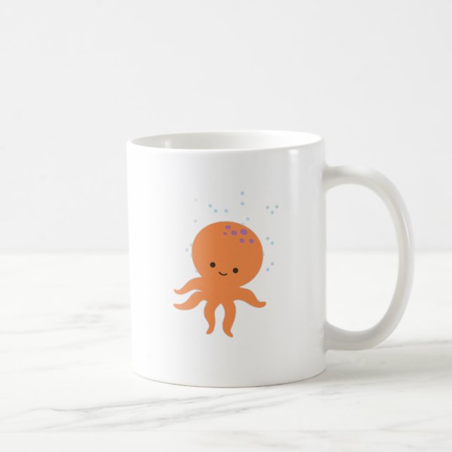 Taza De Café Personalizado de pulpo cutáneo (Derecha)