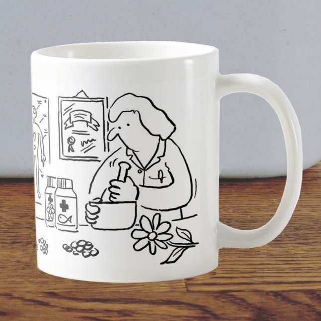 Taza De Café Personalizado de Químicos de Medicina Complementar (Subido por el creador)