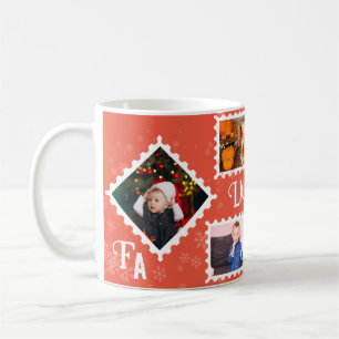 Taza De Café Personalizado de sellos navidades Foto Fa La Santa