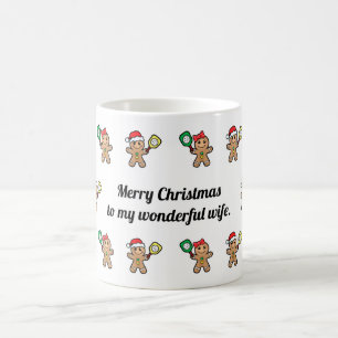 Taza De Café Personalizado de texto Navidades de baloncesto 