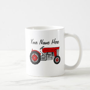 Taza De Café Personalizado De Tractor Vintage Mug Gift Para Agr