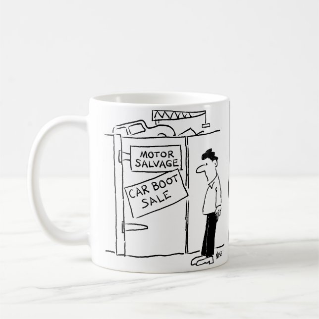 Taza De Café Personalizado de ventas de arranque de coche Scrap (Izquierda)