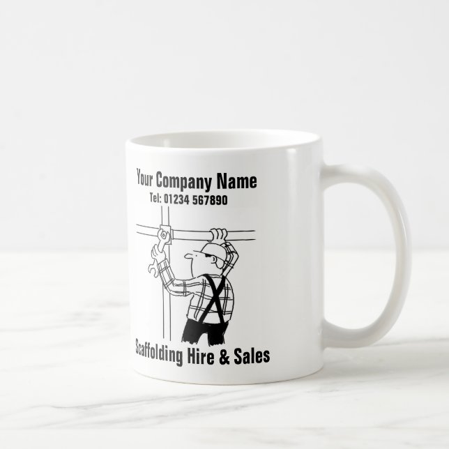 Taza De Café Personalizado de ventas y alquiler de Scaffolding (Derecha)