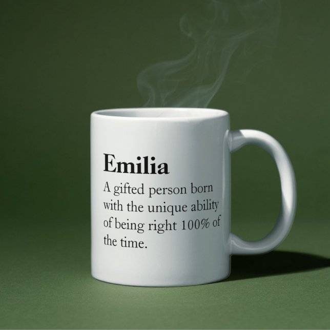 Taza De Café Personalizado definición sarcástica café tazón par (sarcastic mug, sassy gift for her, women empowerment mug, custom funny mug, birthday gift for women,)