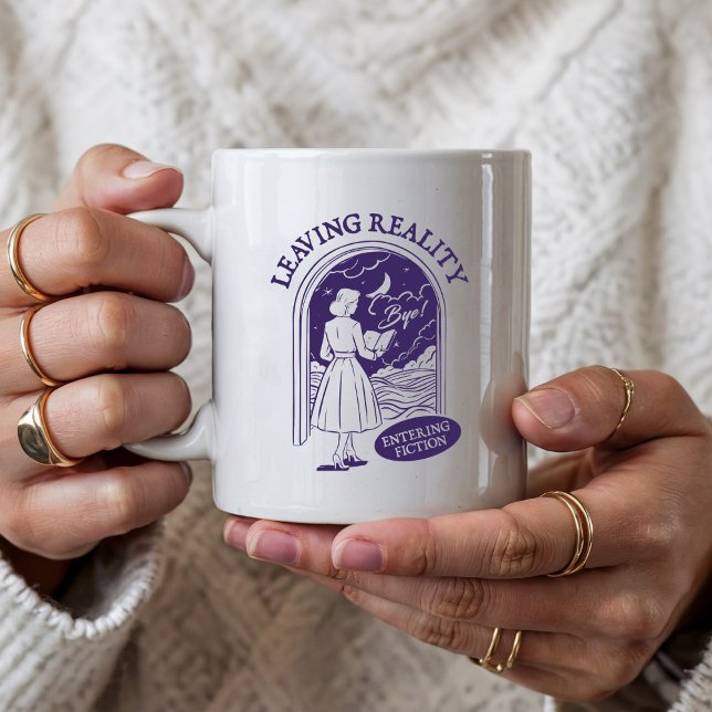Taza De Café Personalizado deja la realidad entrando en la bibl (Subido por el creador)