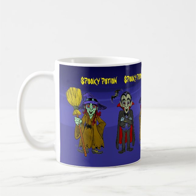 Taza De Café Personalizado del asistente de brujo de poción Hal (Izquierda)