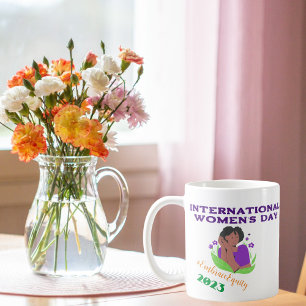 Taza De Café Personalizado del Día Internacional de la Mujer