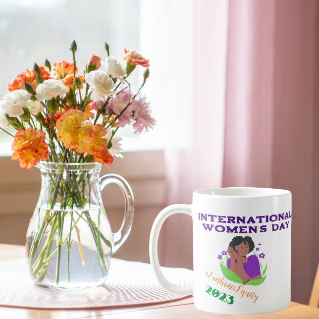 Taza De Café Personalizado del Día Internacional de la Mujer (Subido por el creador)