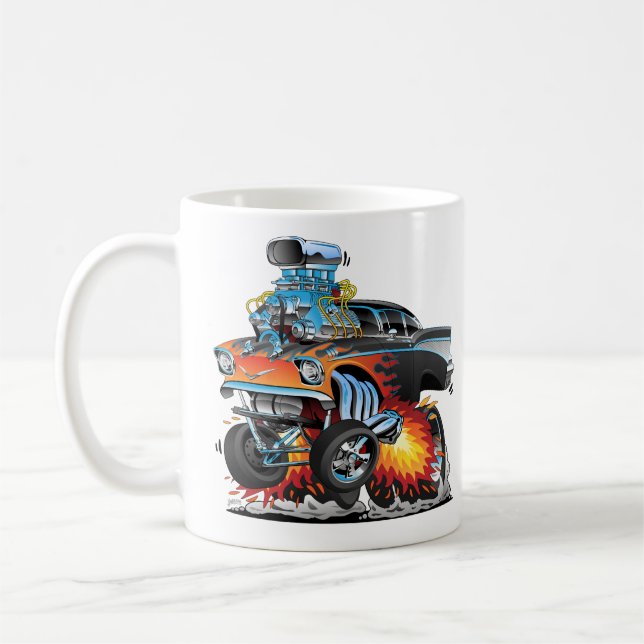 Taza De Café personalizado del dragón del tirante de la barra c (Izquierda)