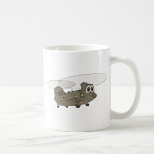 Taza De Café Personalizado del helicóptero Chinook