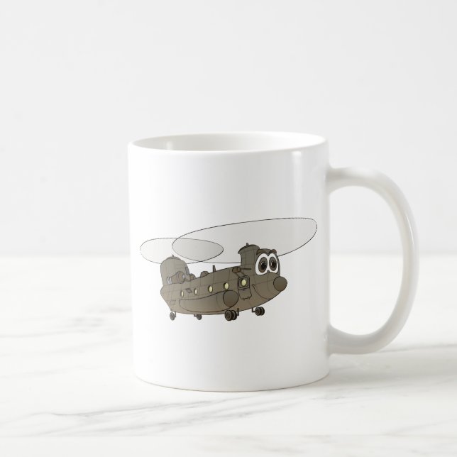 Taza De Café Personalizado del helicóptero Chinook (Derecha)