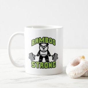 Taza De Café Personalizado del oso panda - Bamboo fuerte - Muer