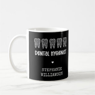 Taza De Café Personalizado Dental Hygienist Leoparst Print Teet