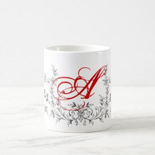 Taza De Café Personalizado Diseño de Bonito monogramado persona