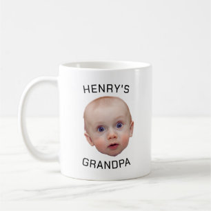 Taza De Café Personalizado divertida cara del bebé