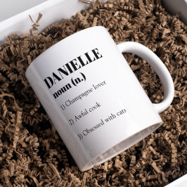 Taza De Café Personalizado divertida Nombre personalizado Nueva