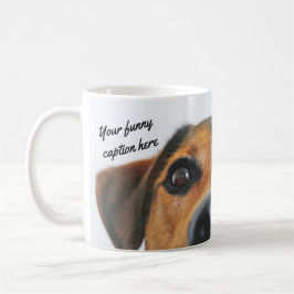 Taza De Café Personalizado Divertido diciendo foto de perro