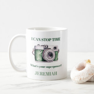 Taza De Café Personalizado divertido puedo parar a fotógrafos d