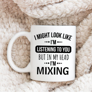 Taza De Café Personalizado DJ, PUEDO PARECER QUE TE ESCUCHO