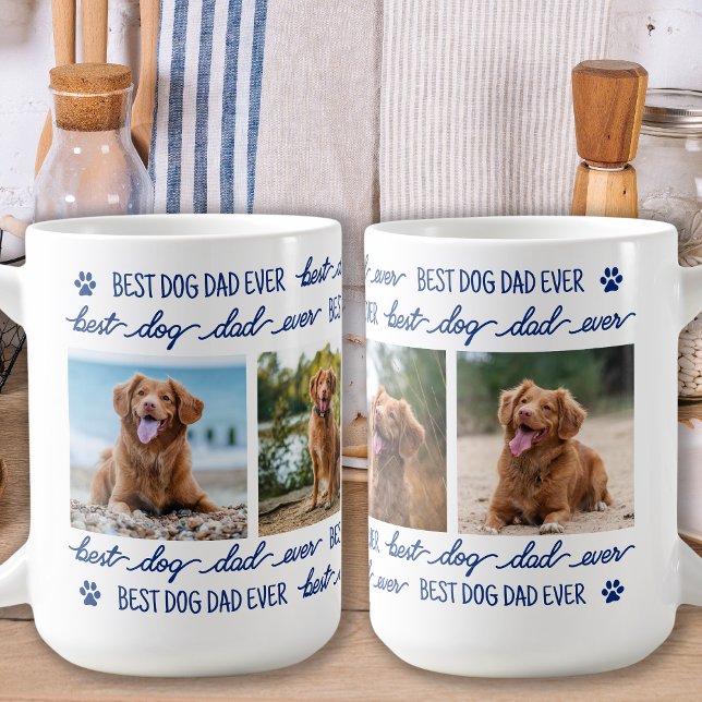 Taza De Café PERSONALIZADO DOG DAD 4 Mascota Impresiones de la  (Subido por el creador)
