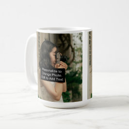 Taza De Café Personalizado dos fotos eslogan de arte clásico 15
