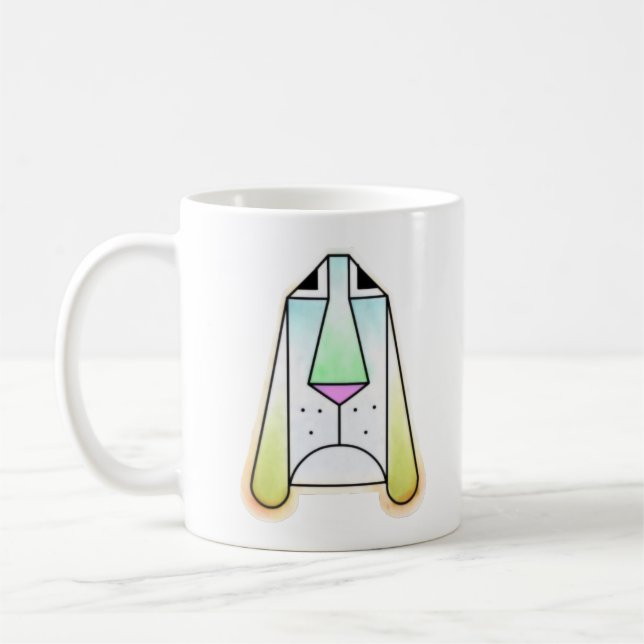 Taza De Café Personalizado Droopy Bloodhound Mug (Izquierda)