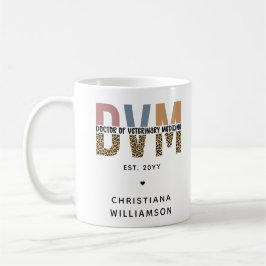 Taza De Café Personalizado DVM Médica de Regalos de Medicina Ve
