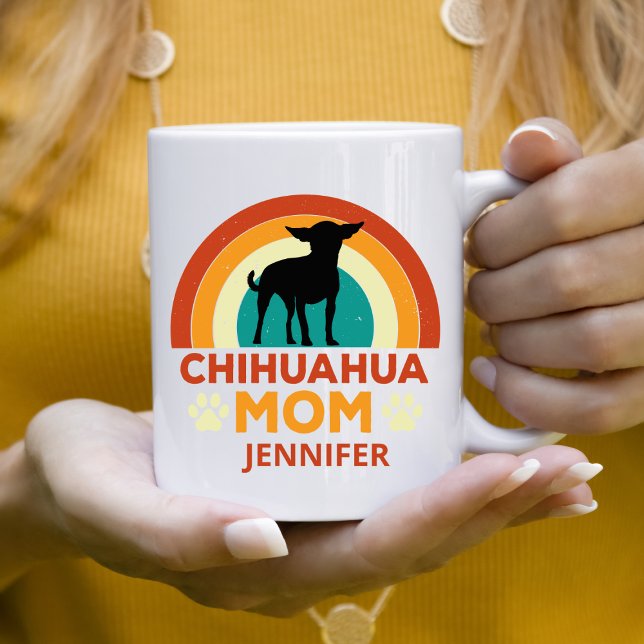 Taza De Café Personalizado el atardecer de la madre del perro c (Subido por el creador)