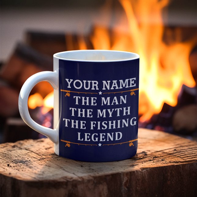 Taza De Café Personalizado El Hombre El Mito De La Leyenda Pesq (Subido por el creador)