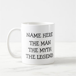 Taza De Café Personalizado El Hombre El Mito La Leyenda
