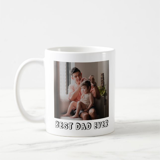 Taza De Café Personalizado el mejor Personalizado de fotos comp (Izquierda)