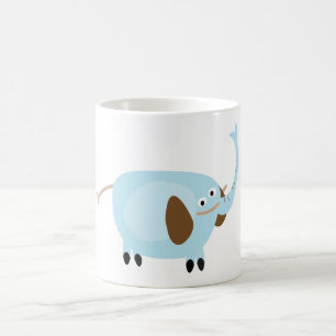 Taza De Café personalizado elephant mug