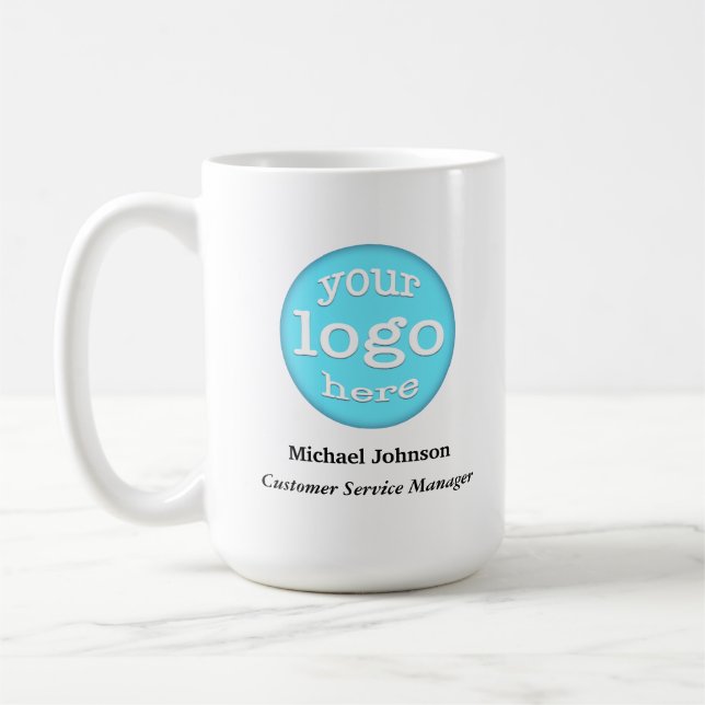 Taza De Café Personalizado Empresa Logotipo comercial Oficina d (Izquierda)