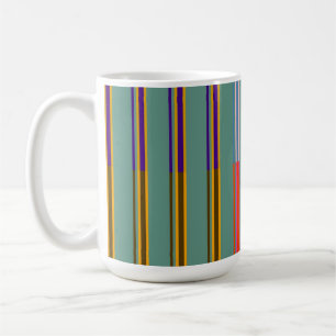 Taza De Café Personalizado en rayas antiguas - Mug