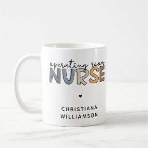 Taza De Café Personalizado Enfermero En Sala De Operaciones O A