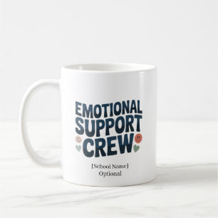 Taza De Café Personalizado Equipo de Apoyo Emocional Personal d