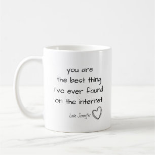 Taza De Café Personalizado Eres lo Mejor en Internet