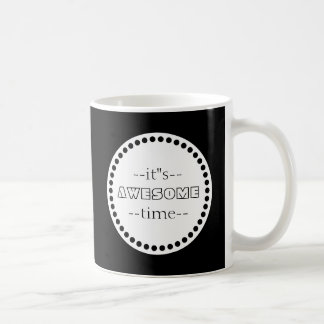 Taza De Café Personalizado es increíble tiempo negro y blanco