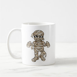 Taza De Café Personalizado espeluznante Mummy Ilustraciones Tem