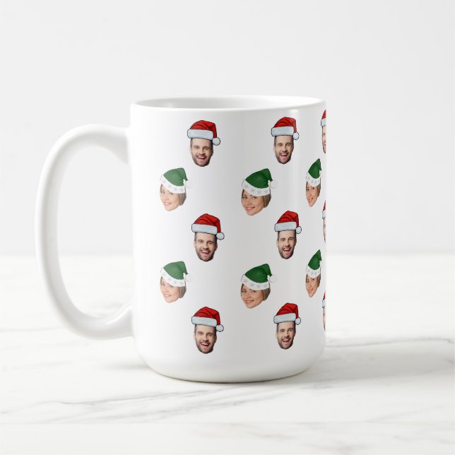 Taza De Café Personalizado Face 2 Fotos Regalo de Navidades de  (Izquierda)