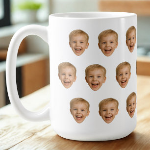 Taza De Café Personalizado Face Mug, foto personalizada de cara