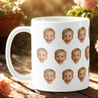 Personalizado Face Mug, foto personalizada de cara